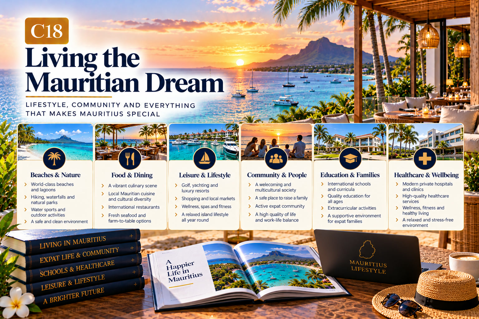 A bright future and long-term life in Mauritius